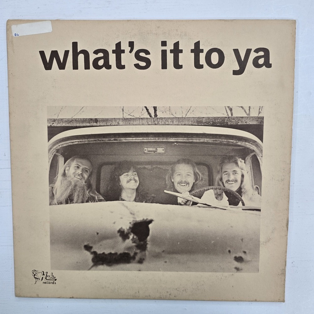 What's It To Ya - Self Titled LP VG+/VG+ Rock 1975 Vintage Vinyl Original Press